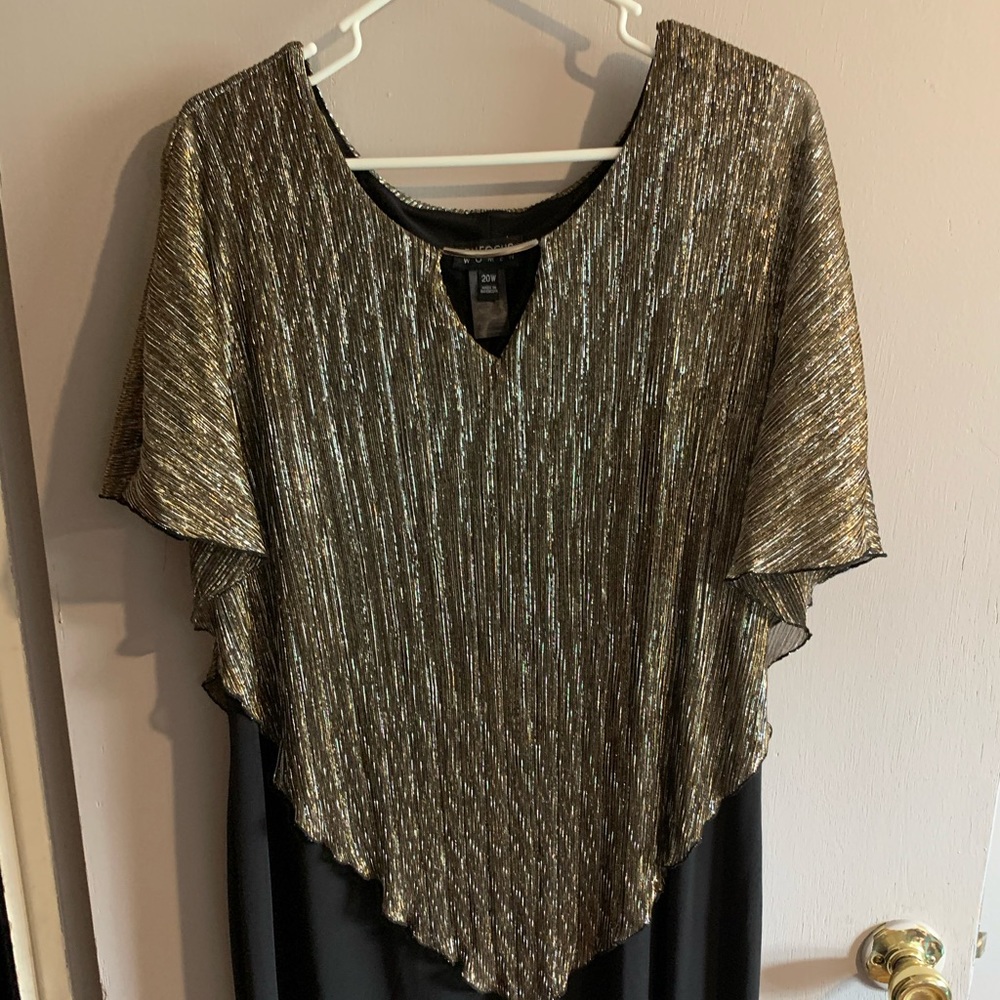 Black/gold dress